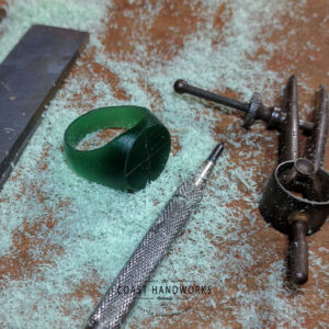 Each signet ring is made from scratch, sized in wax from a master model, then molded and shot in gold Each signet ring is made from scratch, sized in wax from a master model, then molded and shot in gold